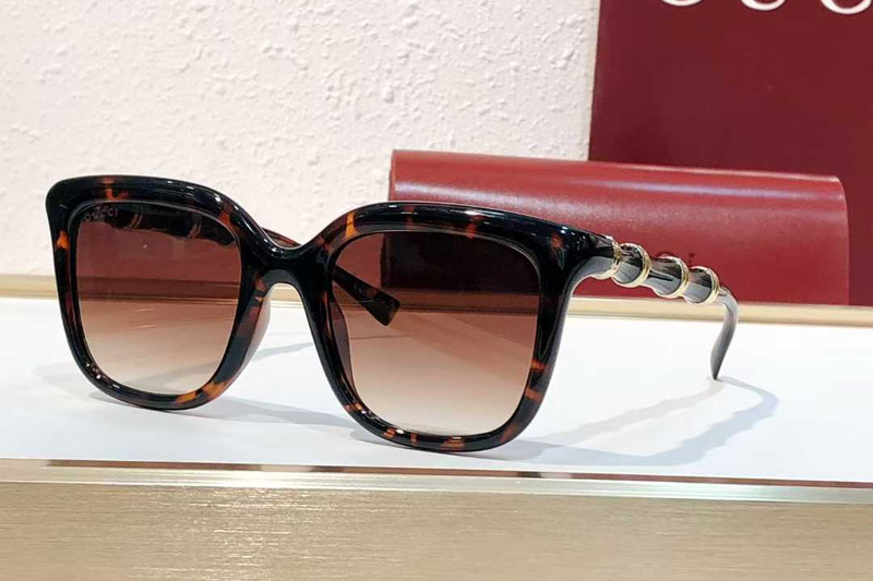 GG2058S Sunglasses Tortoise Gradient Brown