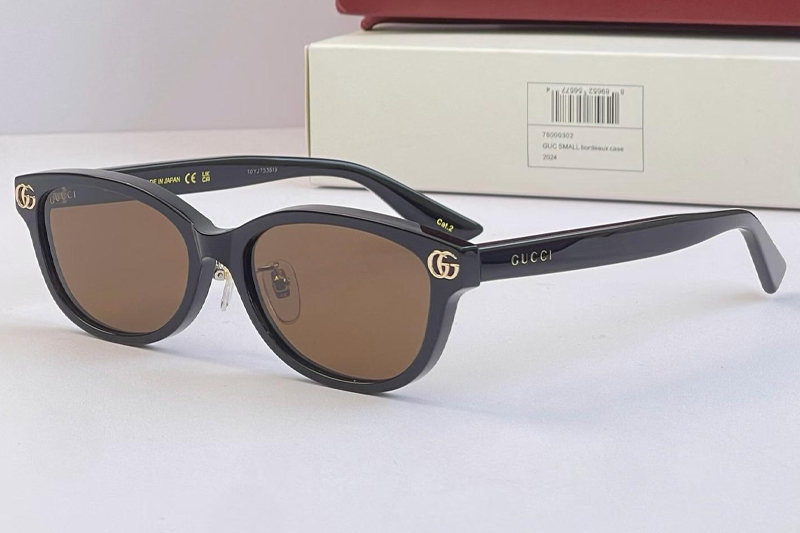 GG2144O Sunglasses Black Brown