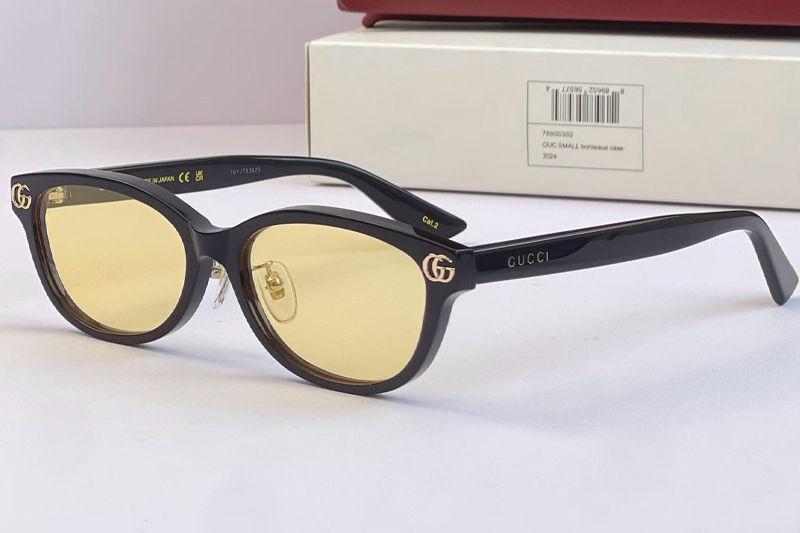 GG2144O Sunglasses Black Yellow