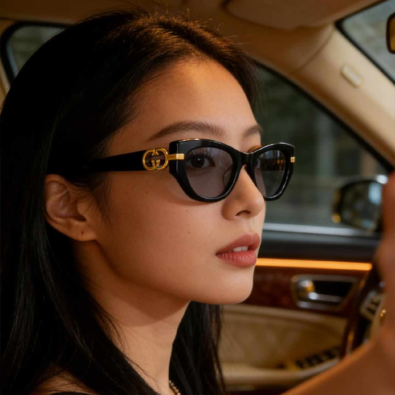 GG2155S Sunglasses Black Gray