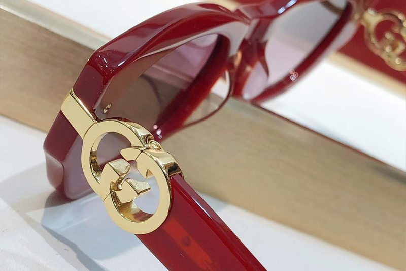 GG2155S Sunglasses Red Gradient Pink