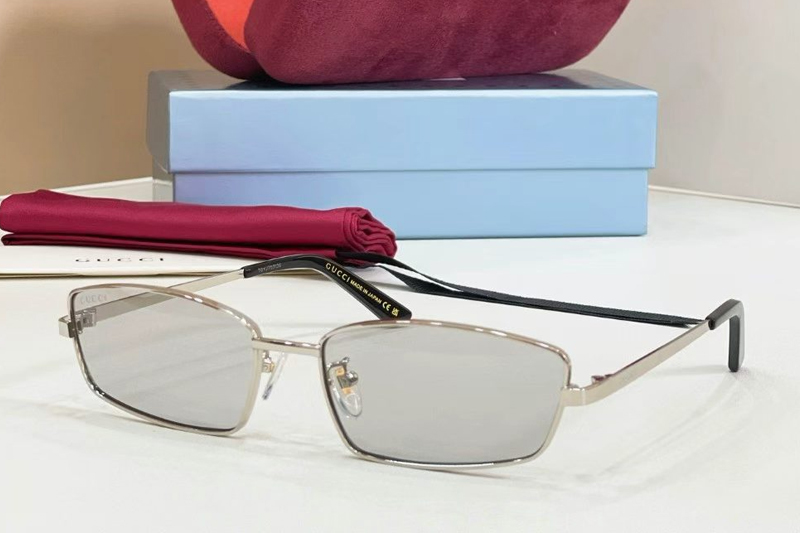 GG2177S Sunglasses Silver Light Gray