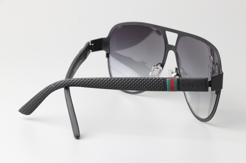 GG2252S Sunglasses Black Gradient Gray