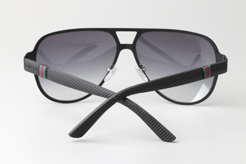 GG2252S Sunglasses Black Gradient Gray