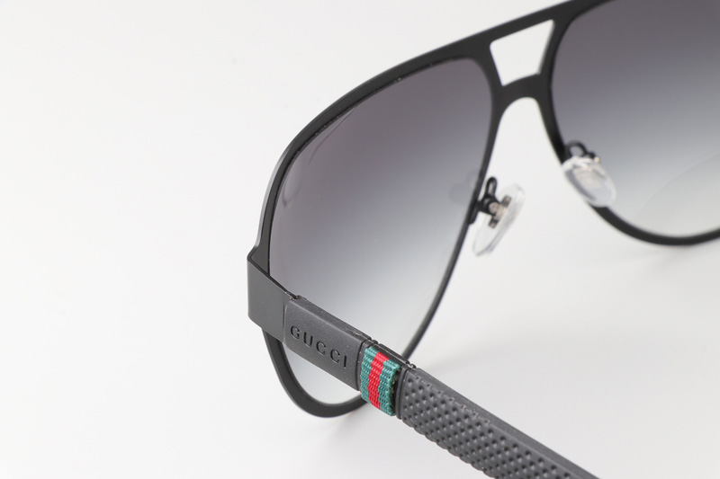 GG2252S Sunglasses Black Gradient Gray