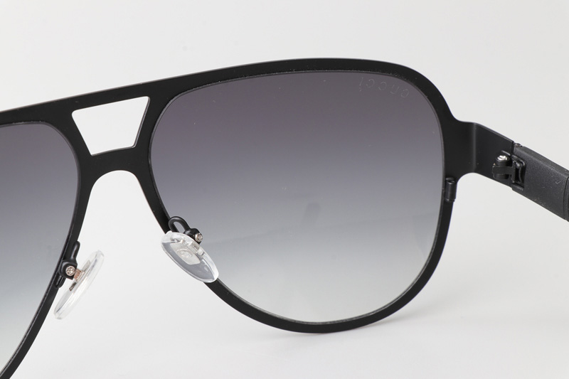 GG2252S Sunglasses Black Gradient Gray
