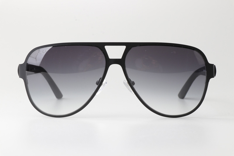 GG2252S Sunglasses Black Gradient Gray
