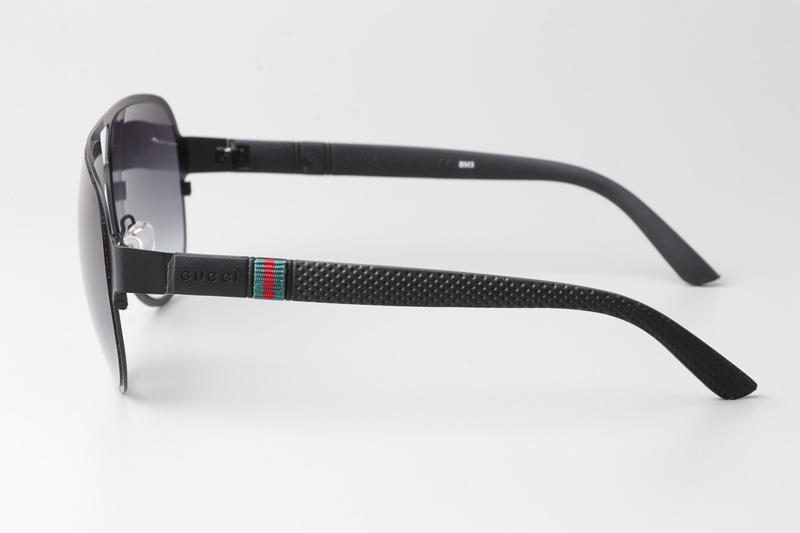 GG2252S Sunglasses Black Gradient Gray