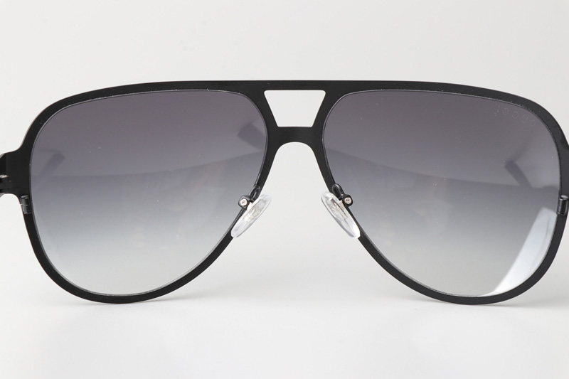 GG2252S Sunglasses Black Gradient Gray