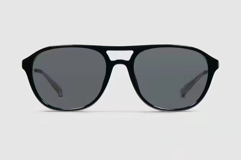 GG2254SK Sunglasses Black Gold Gray