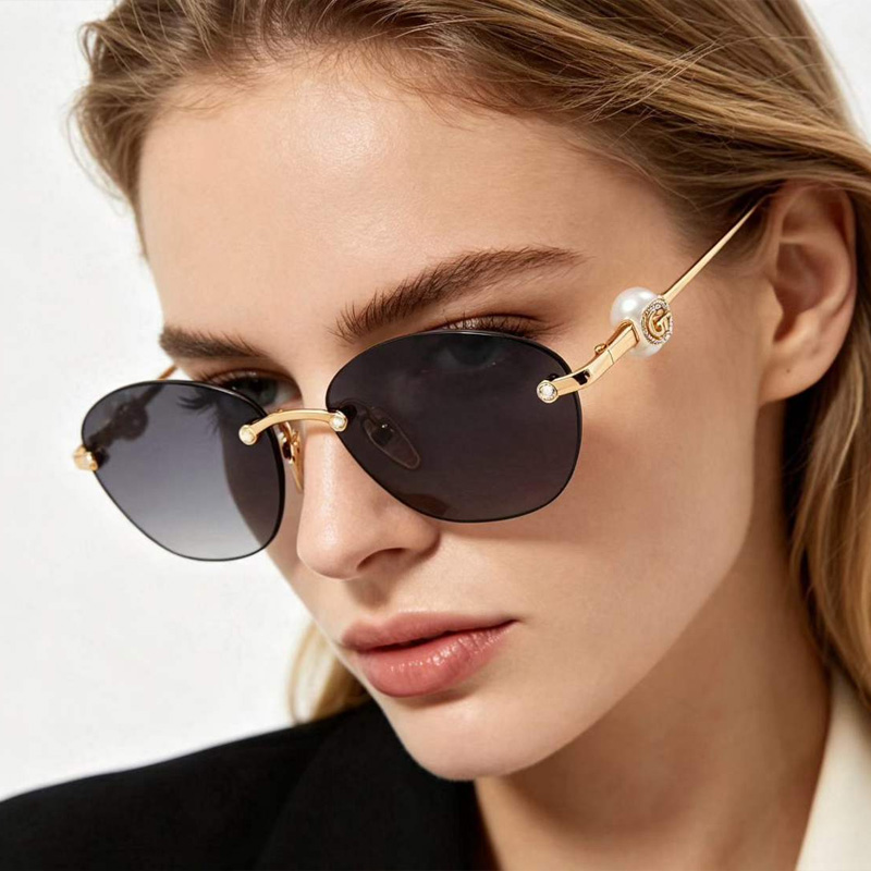 GG2322S Sunglasses Gold Gray