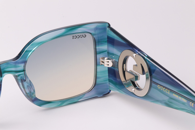 GG5953S Sunglasses Blue Gradient Gray