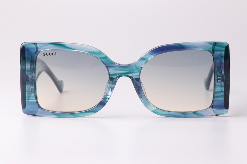 GG5953S Sunglasses Blue Gradient Gray