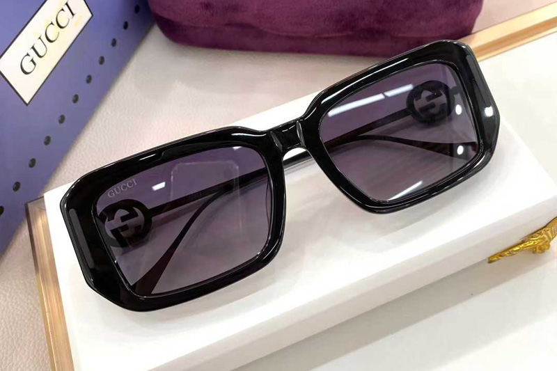 GG9953S Sunglasses Black Gradient Gray