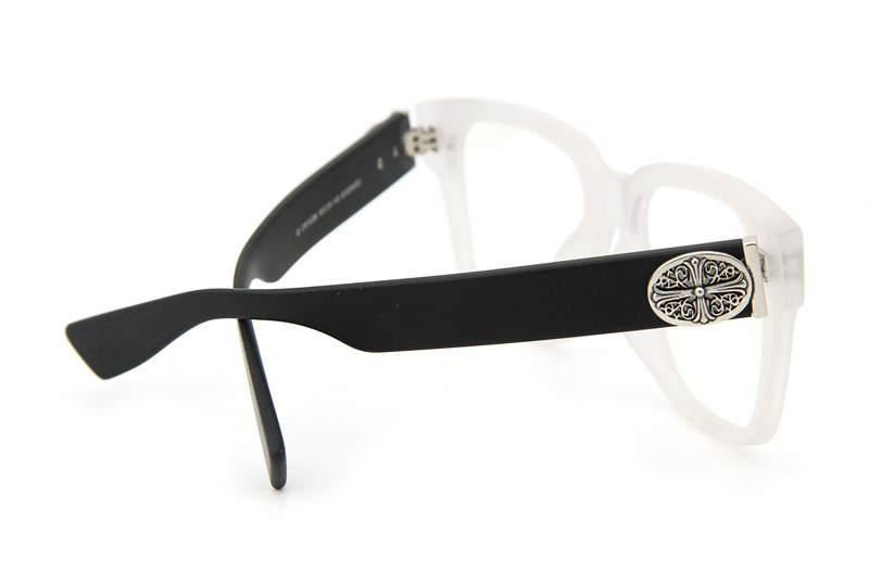 Givenhed Eyeglasses White Black Silver