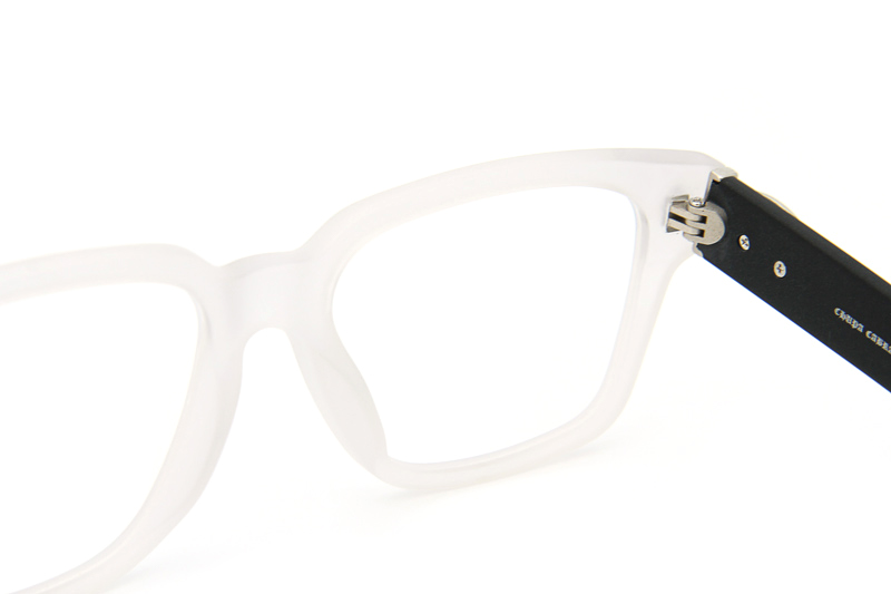 Givenhed Eyeglasses White Black Silver