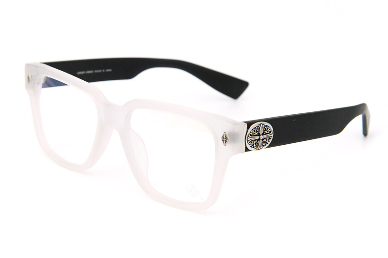 Givenhed Eyeglasses White Black Silver