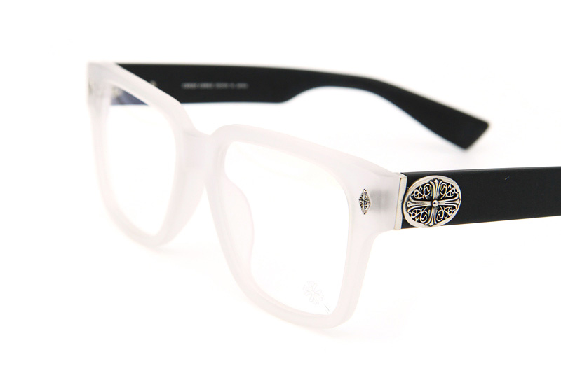 Givenhed Eyeglasses White Black Silver