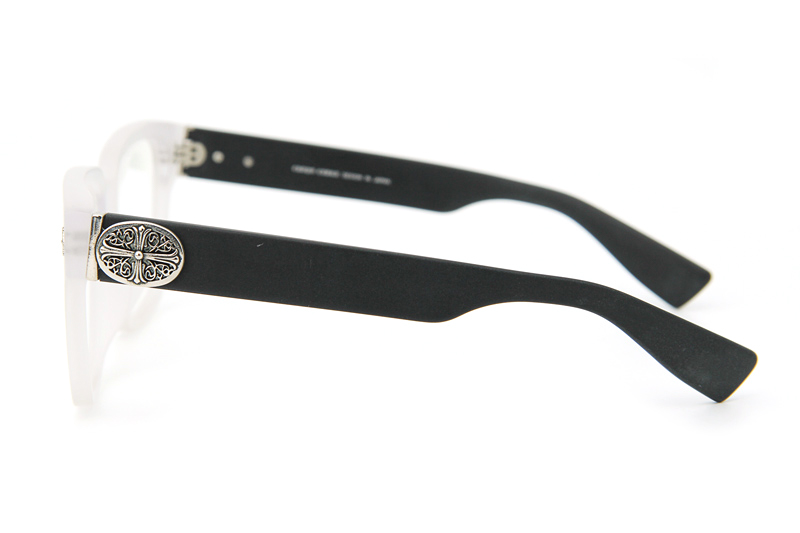 Givenhed Eyeglasses White Black Silver
