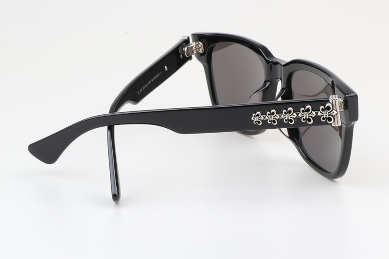 Givenhed II Sunglasses Black Silver Gray