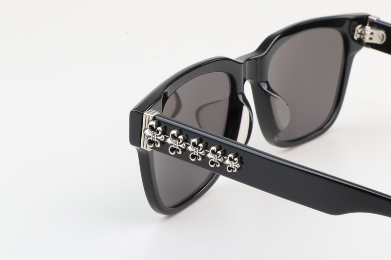 Givenhed II Sunglasses Black Silver Gray