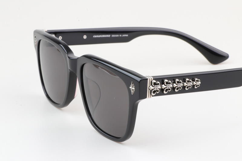 Givenhed II Sunglasses Black Silver Gray