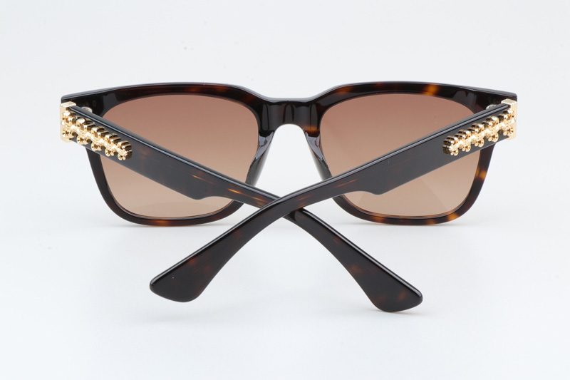 Givenhed II Sunglasses Tortoise Gold Gradient Brown