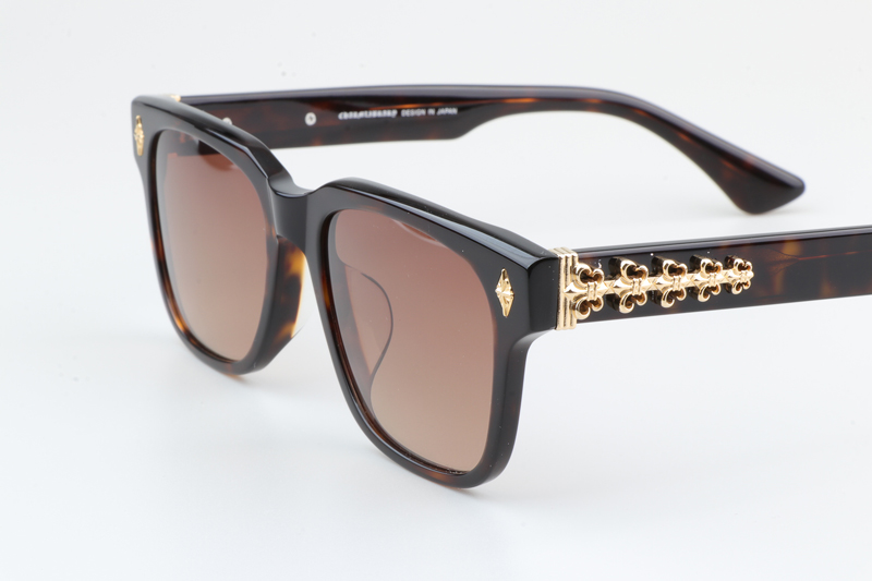 Givenhed II Sunglasses Tortoise Gold Gradient Brown