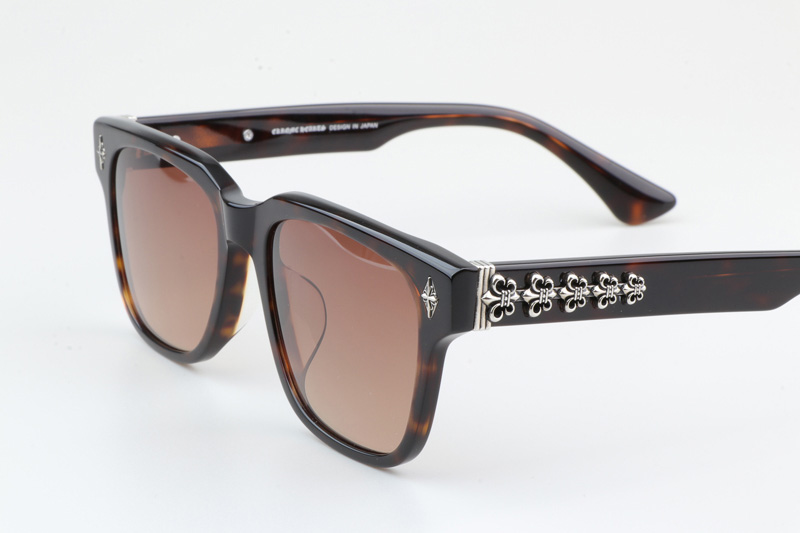 Givenhed II Sunglasses Tortoise Silver Gradient Brown