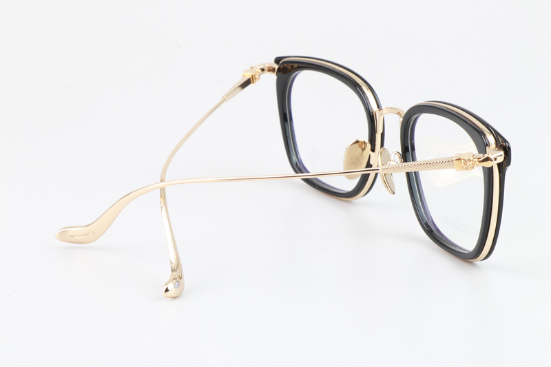 Gizznme Eyeglasses Black Gold