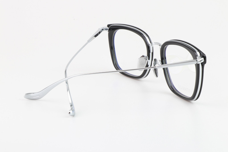 Gizznme Eyeglasses Black Silver