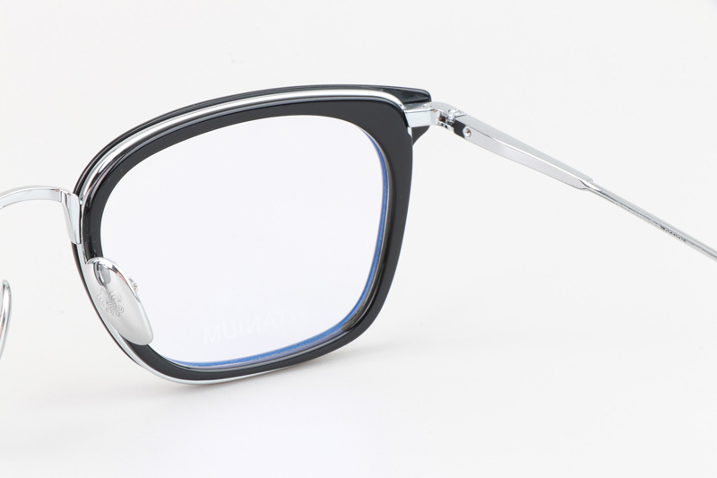 Gizznme Eyeglasses Black Silver