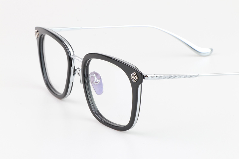 Gizznme Eyeglasses Black Silver