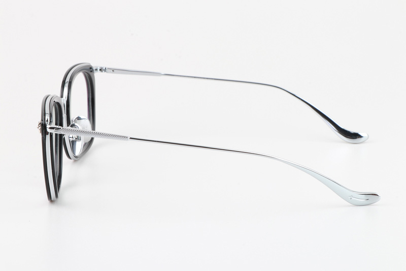 Gizznme Eyeglasses Black Silver