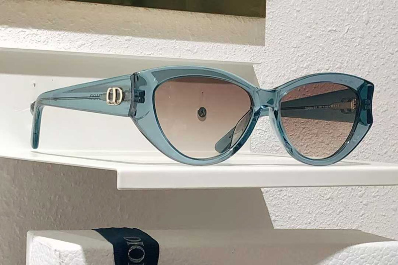 Glow B1F Sunglasses Blue Gradient Brown