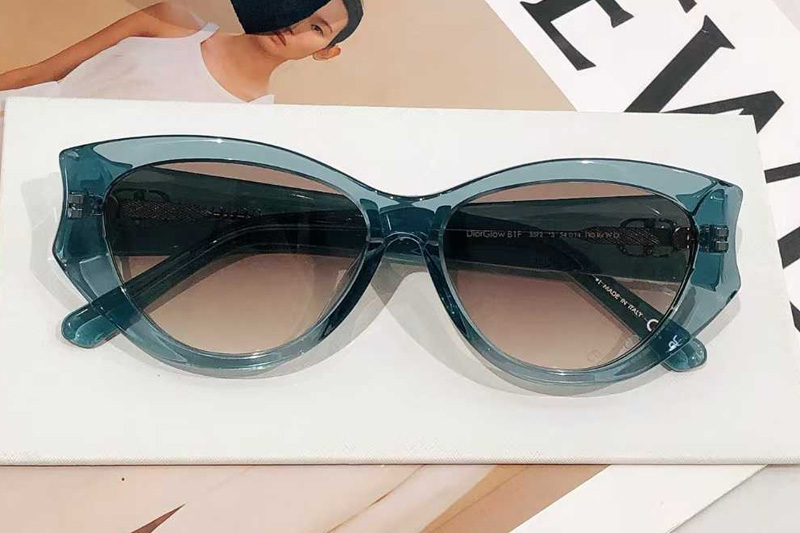 Glow B1F Sunglasses Blue Gradient Brown