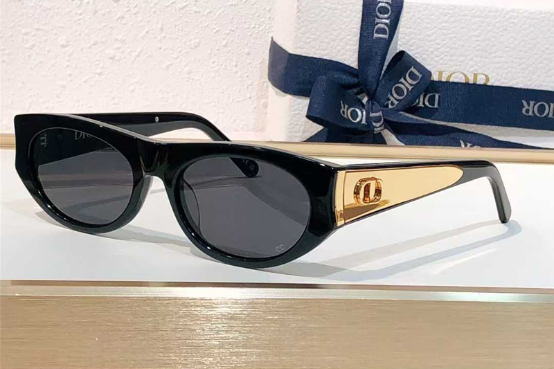 Glow B2F Sunglasses Black Gold Gray