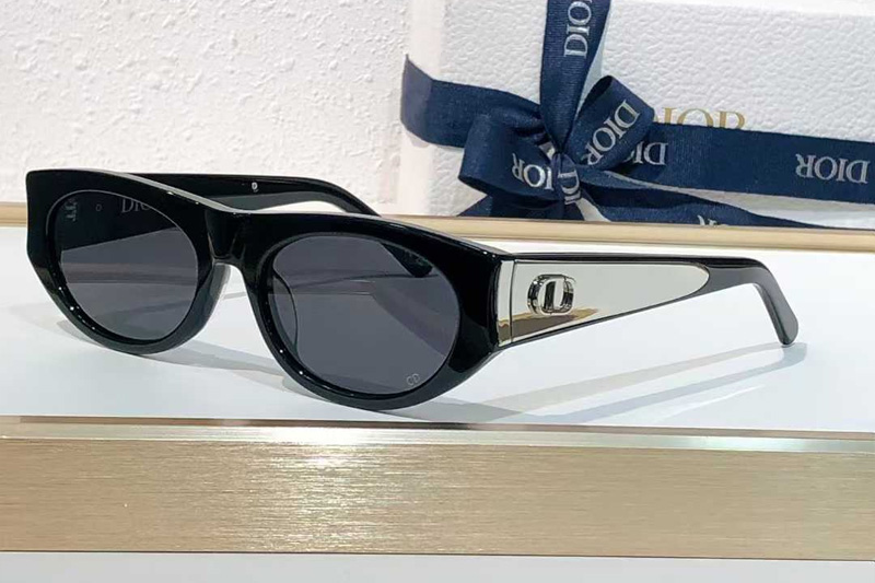 Glow B2F Sunglasses Black Silver Gray