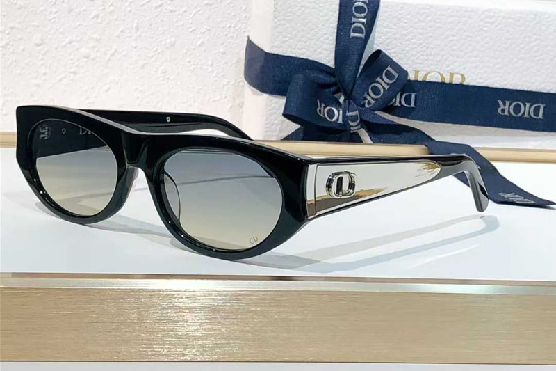 Glow B2F Sunglasses Black Silver Light Gray