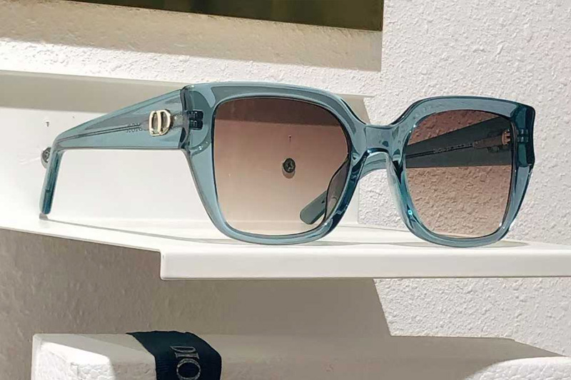 Glow S1F Sunglasses Blue Gradient Brown