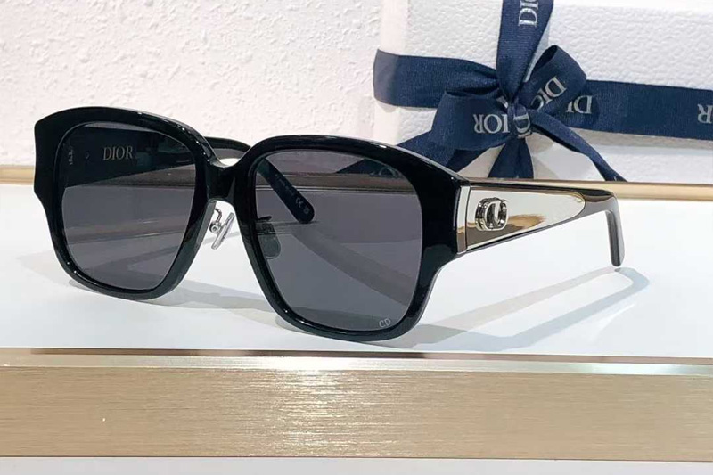 Glow S2F Sunglasses Black Silver Gray