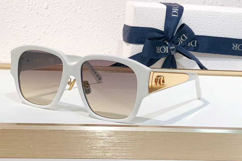 Glow S2F Sunglasses White Gradient Gray