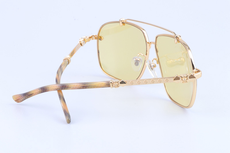 Gritt-I Sunglasses Gold Yellow