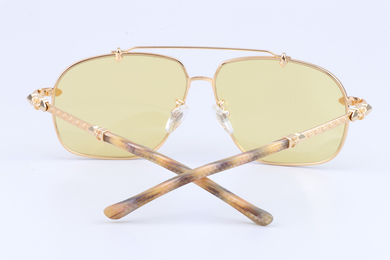 Gritt-I Sunglasses Gold Yellow