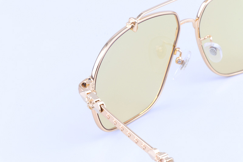 Gritt-I Sunglasses Gold Yellow