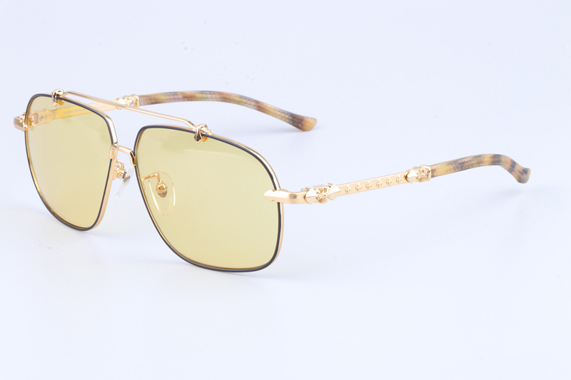 Gritt-I Sunglasses Gold Yellow