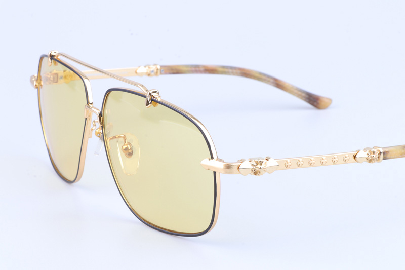 Gritt-I Sunglasses Gold Yellow