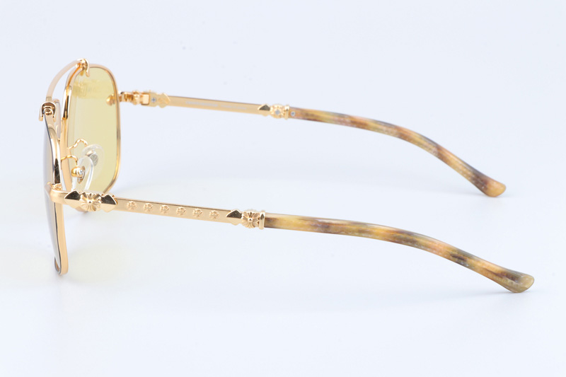 Gritt-I Sunglasses Gold Yellow