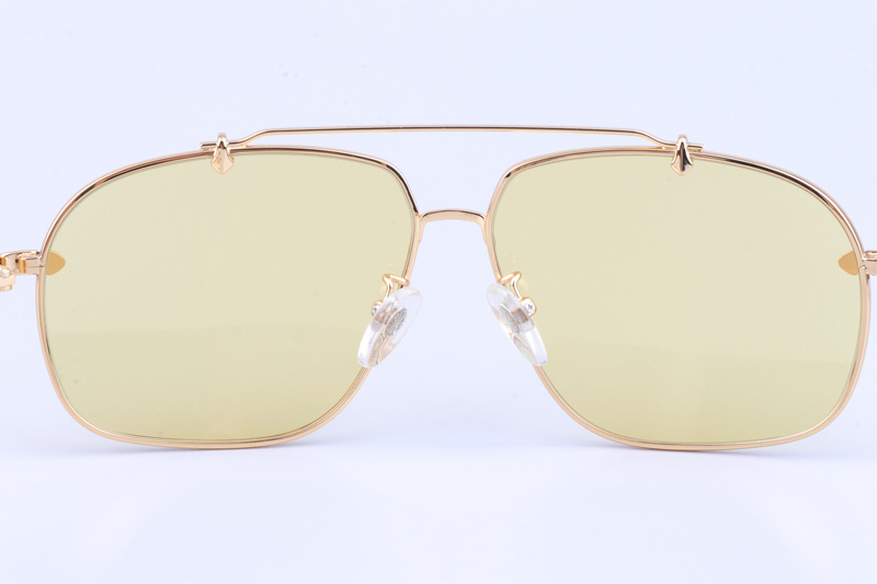 Gritt-I Sunglasses Gold Yellow