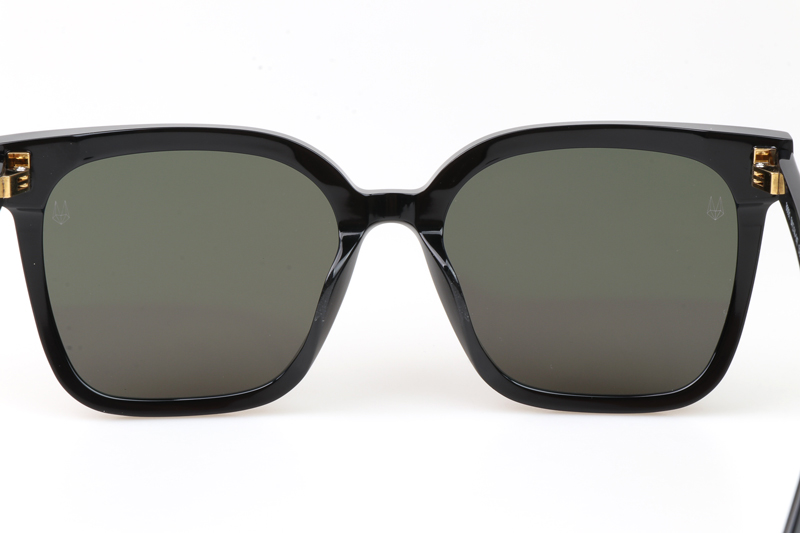 HM86001 Sunglasses Black Gold Gray